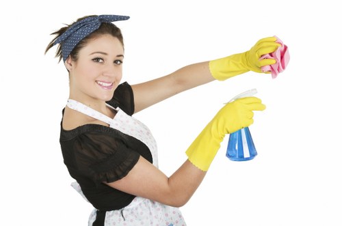 Deep upholstery cleaning process for a fabric sofa in Dubai